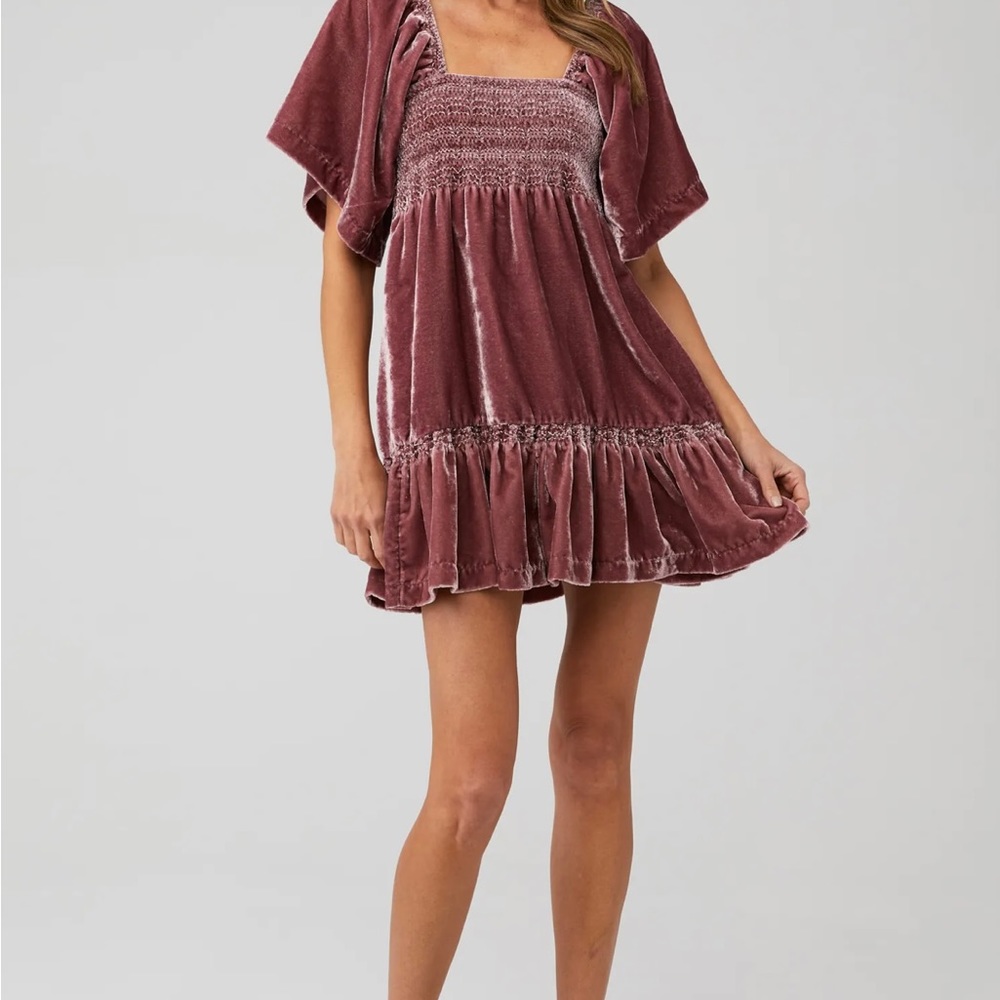 Free People Easy to Love Mini Dress